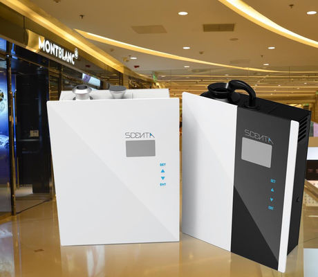 Commercial 1000ML HVAC Scent Machines Tabletop Placement LCD Display